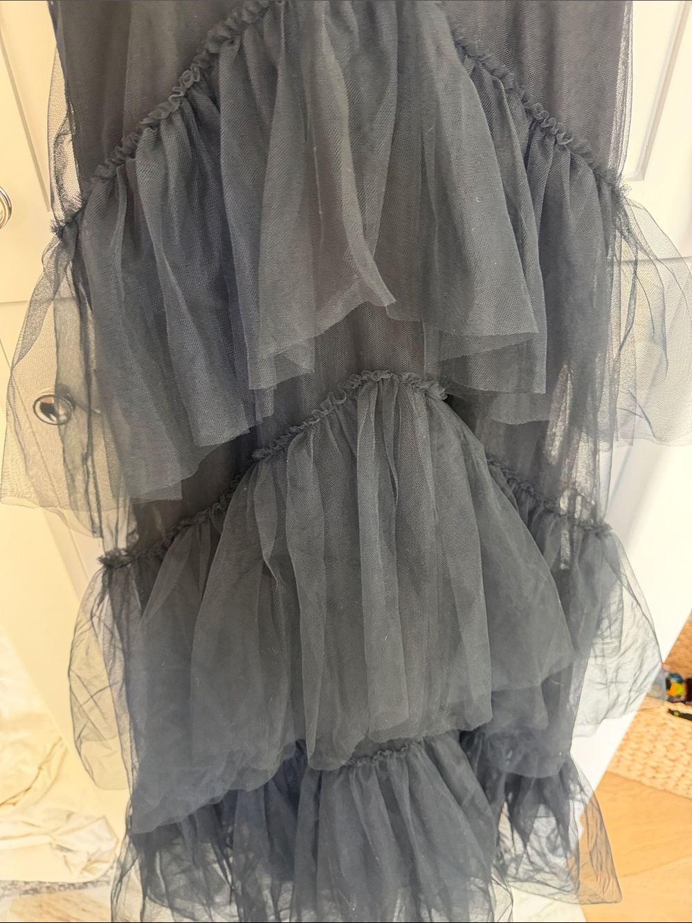 BCBGMaxAzria Black Tiered Oly Gown Dress - Picture 12 of 12